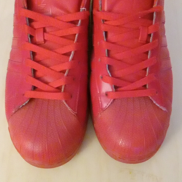 All Red Adidas ORIGINAL (Shell-toes) - Picture 2 of 6
